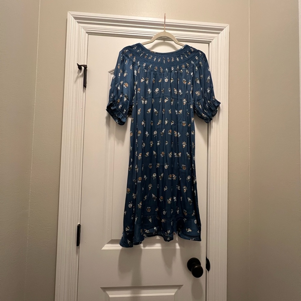Blue Floral Dress